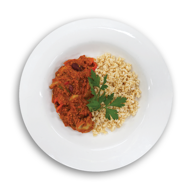 American Chilli & Brown Rice - Frozen