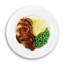 Load image into Gallery viewer, Chicken, Mashed Potato, Peas and Gravy
