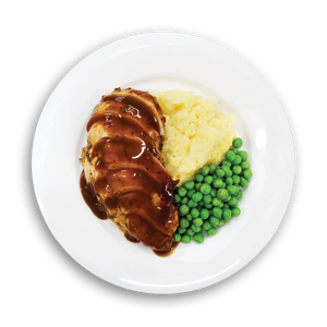 Large Chicken Mashed Potato and Gravy
