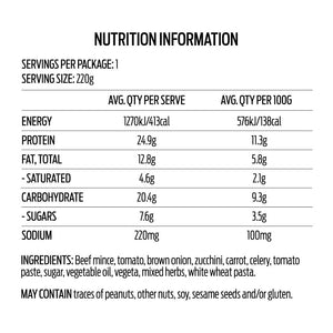Kids Meals - Spaghetti Bolognese