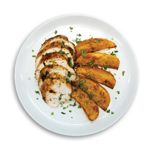 Frozen Sofia's Herb Chicken and Rustic Potatoes